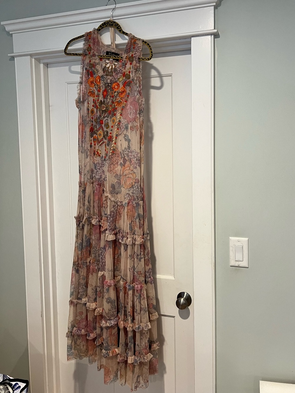 Johnny Was Anaxis Mesh Dress - Sz. L - Picture 5 of 9